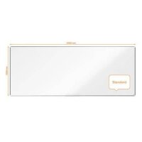 nobo Whiteboard Premium Plus 300,0 x 120,0 cm weiß, silber lackierter Stahl