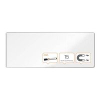 nobo Whiteboard Premium Plus 300,0 x 120,0 cm weiß, silber lackierter Stahl