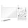 nobo Whiteboard Essence 150,0 x 120,0 cm weiß emaillierter Stahl