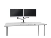 ergotron Monitor-Halterung LX Dual 45-248-026 silber für 2 Monitore, Tischklemme