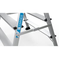 ZARGES Klapptritt XLstep P schmal silber 2x 2 Stufen, H: 49,0 cm