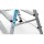 ZARGES Klapptritt XLstep P schmal silber 2x 2 Stufen, H: 49,0 cm