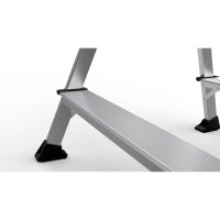 ZARGES Klapptritt XLstep P schmal silber 2x 3 Stufen, H:...