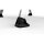 ZARGES Klapptritt XLstep P schmal silber 2x 3 Stufen, H: 74,0 cm