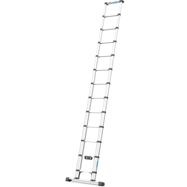 ZARGES Teleskopleiter Compactstep L silber 13 Sprossen, H: 380,0 cm