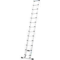 ZARGES Teleskopleiter Compactstep L silber 13 Sprossen,...