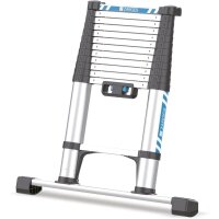 ZARGES Teleskopleiter Compactstep L silber 13 Sprossen,...
