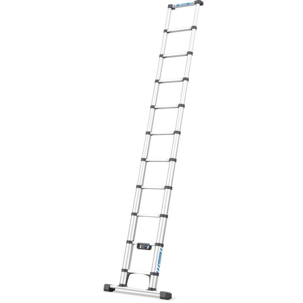 ZARGES Teleskopleiter Compactstep L silber 11 Sprossen, H: 323,0 cm