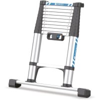 ZARGES Teleskopleiter Compactstep L silber 11 Sprossen,...
