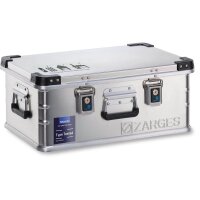 ZARGES Akku-Aufbewahrungsbox silber 60,0 x 40,0 x 24,0...
