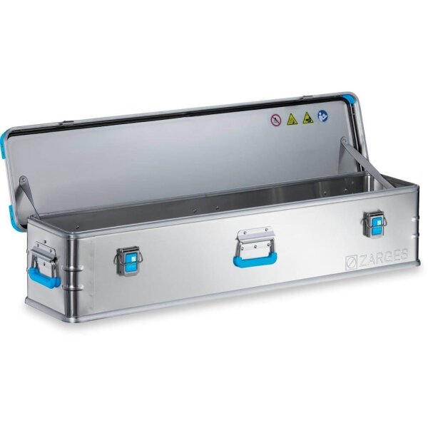 ZARGES Eurobox 63,0 l silber 120,0 x 30,0 x 25,0 cm, 1 St.