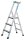 ZARGES Stehleiter einseitig Comfortstep S silber 3 Stufen, H: 152,0 cm