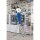 ZARGES Stehleiter einseitig Comfortstep S silber 3 Stufen, H: 152,0 cm