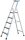 ZARGES Stehleiter einseitig Comfortstep S silber 5 Stufen, H: 206,0 cm