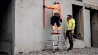 ZARGES Klapptritt XLstep P breit silber 2x 3 Stufen, H:...