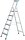 ZARGES Stehleiter einseitig Comfortstep S silber 6 Stufen, H: 233,0 cm