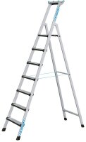 ZARGES Stehleiter einseitig Comfortstep S silber 7...
