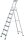 ZARGES Stehleiter einseitig Comfortstep S silber 7 Stufen, H: 260,0 cm