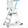 ZARGES Podestleiter ZAP Safemaster Max S silber 3 Stufen
