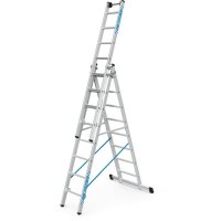 ZARGES Vielzweckleiter Skymaster Plus X silber 3x 8...