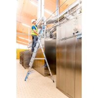ZARGES Vielzweckleiter Skymaster Plus X silber 3x 8...