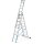 ZARGES Vielzweckleiter Skymaster Plus X silber 3x 8 Sprossen, H: 581,0 cm