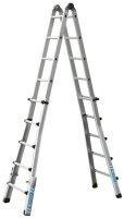 ZARGES Vielzweckleiter Variotec V silber 4x 5 Sprossen,...