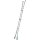 ZARGES Vielzweckleiter Variotec V silber 4x 5 Sprossen, H: 529,0 cm