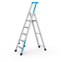 ZARGES Stehleiter einseitig Nova S silber 5 Stufen, H:...