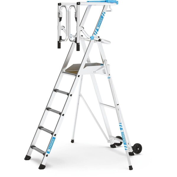 ZARGES Podestleiter ZAP Safemaster Max S silber 5 Stufen