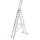 ZARGES Vielzweckleiter Skymaster Plus X silber 3x 12 Sprossen, H: 861,0 cm