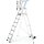 ZARGES Podestleiter ZAP Safemaster Max S silber 7 Stufen