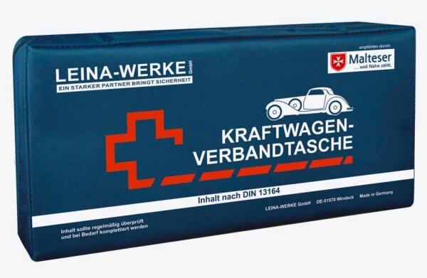 LEINA-WERKE Erste-Hilfe-Tasche Elegance DIN 13164 blau