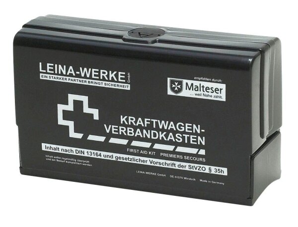 LEINA-WERKE Verbandskasten Leina-Star II DIN 13164 schwarz