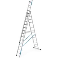 ZARGES Vielzweckleiter Skymaster Plus X silber 3x 14...