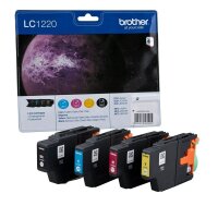 brother LC-1220BK/C/M/Y schwarz, cyan, magenta, gelb...