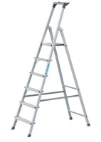 ZARGES Stehleiter einseitig Scana S silber 6 Stufen, H:...