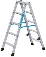 ZARGES Stehleiter beidseitig Nova B silber 2x 5 Stufen,...