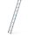 ZARGES Anlegeleiter Strato DL silber 8 Sprossen, H: 242,0 cm