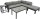 Garden Pleasure Loungegruppe MIRANDA grau, dunkelgrau Kunststoff, Metall, 13-tei