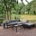 Garden Pleasure Loungegruppe MIRANDA grau, dunkelgrau Kunststoff, Metall, 13-tei