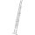 ZARGES Vielzweckleiter Skymaster DX silber 3x 10 Sprossen, H: 665,0 cm