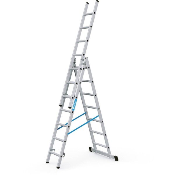 ZARGES Vielzweckleiter Skymaster DX silber 3x 7 Sprossen, H: 440,0 cm