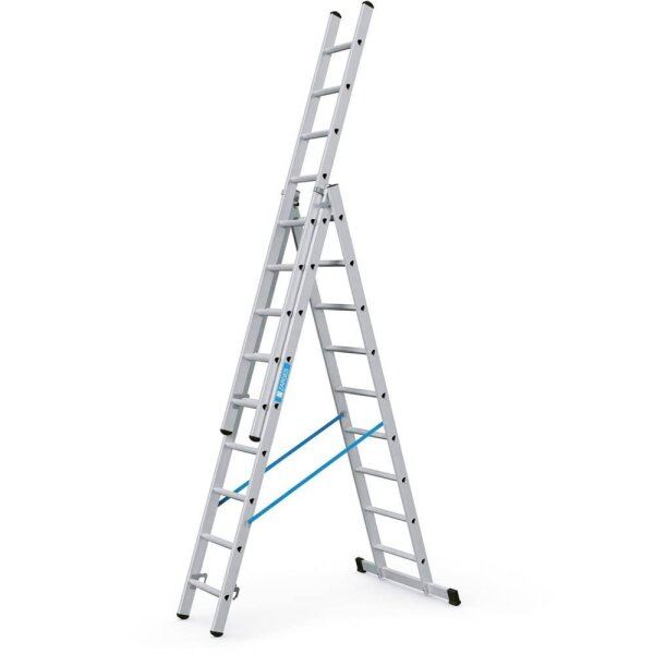 ZARGES Vielzweckleiter Skymaster DX silber 3x 9 Sprossen, H: 610,0 cm