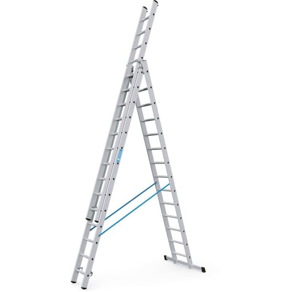 ZARGES Vielzweckleiter Skymaster DX silber 3x 14 Sprossen, H: 945,0 cm