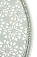 Garden Pleasure Gartentisch LASCAR weiß rund 60,0 x...