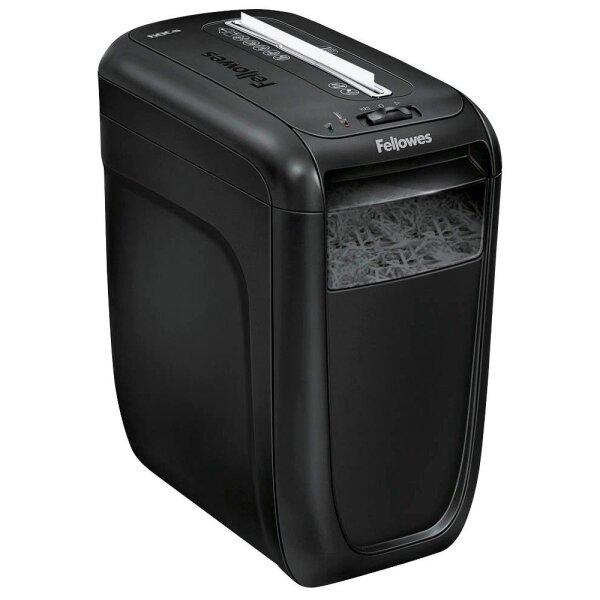 Fellowes Powershred 60Cs Aktenvernichter mit Partikelschnitt P-4, 4 x 40 mm, bis