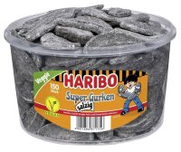 HARIBO Super Gurken Fruchtgummi 150 St./1350,0 g, 150 St.