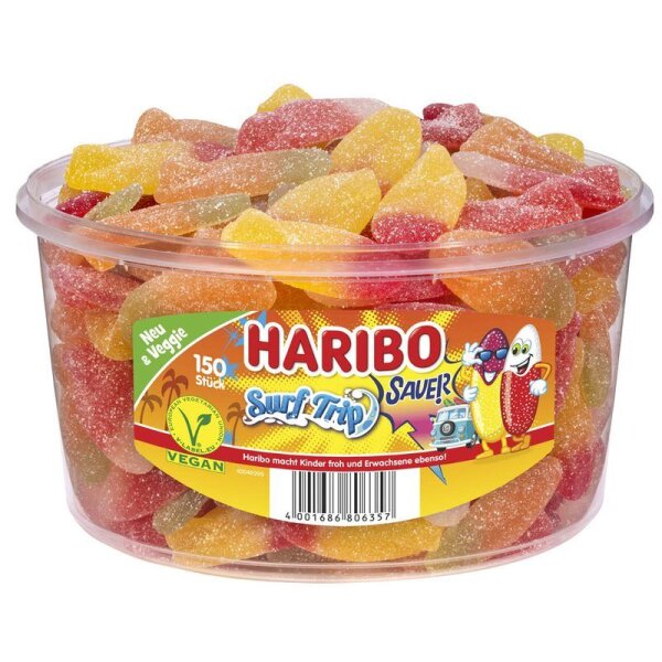 HARIBO Surf Trip Sauer Fruchtgummi 150 St.