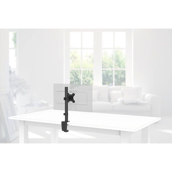 hama Monitor-Halterung 00118489 schwarz für 1 Monitor, Tischklemme